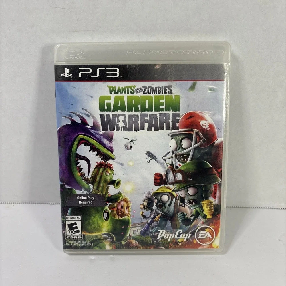Plants vs Zombies Garden Warfare Sony PlayStation 3 2014 No Manual Tested